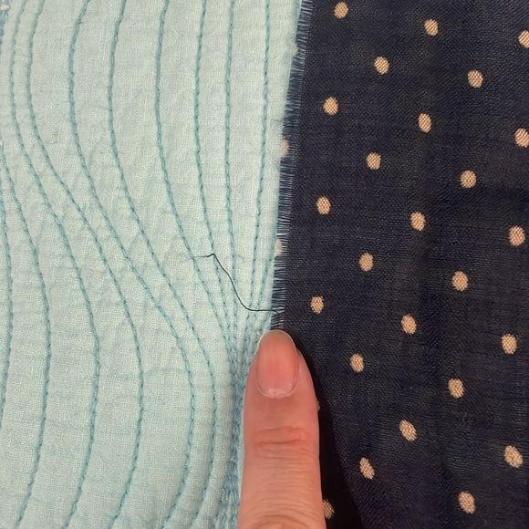 Armani Exchange polka dot wool blend scarf - Picture 9 of 10